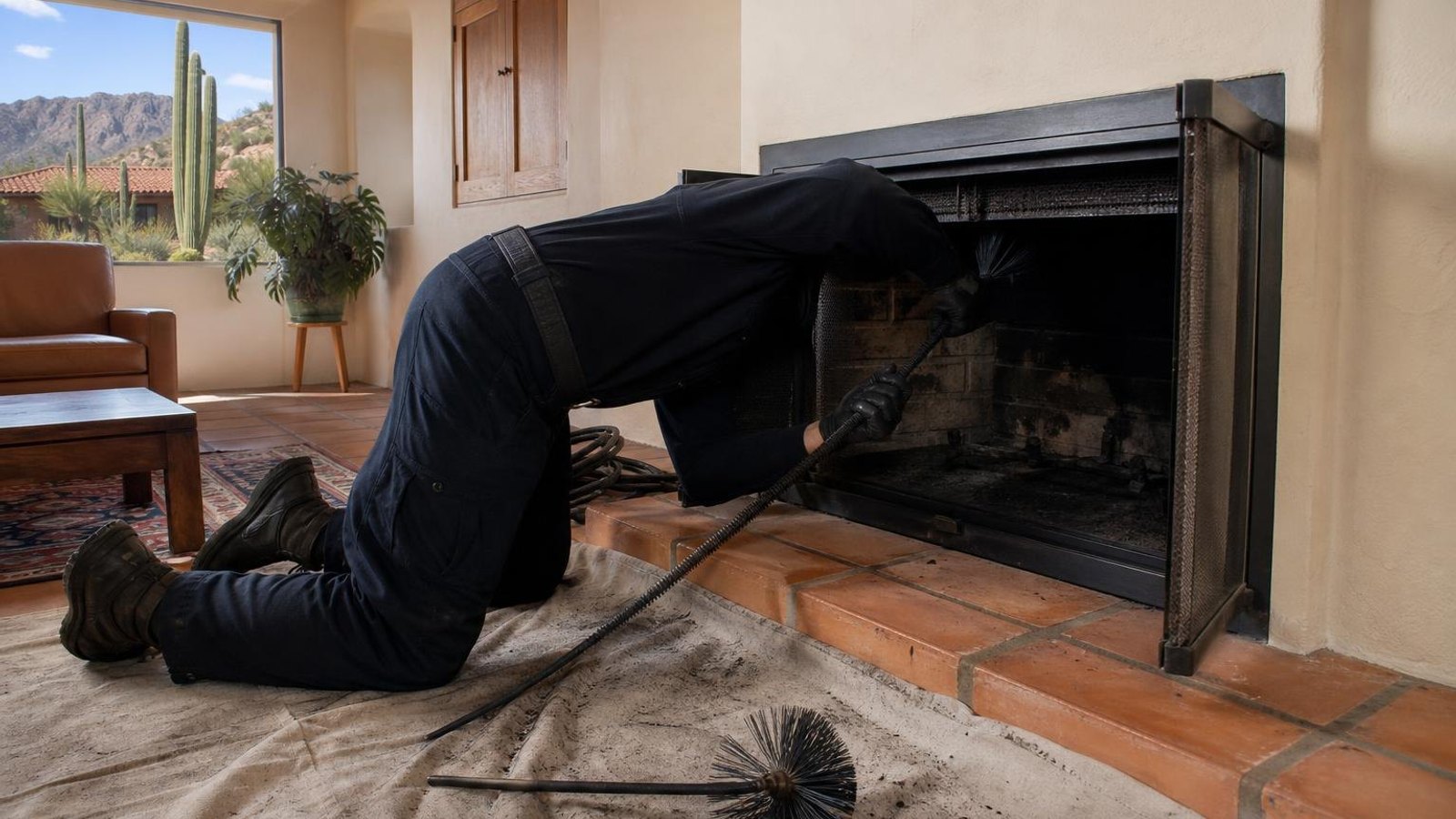 Local chimney sweep & inspection for Tucson homes